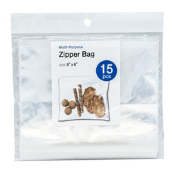 NUVALU ZIPPER BAG MULTI PURPOSE 8&quot; X 6&quot; #6