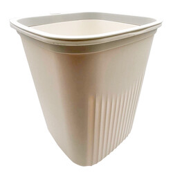 NUVALU TRASH CAN WITH BAG HOLDER 8.8X8.4X10.3&quot;
