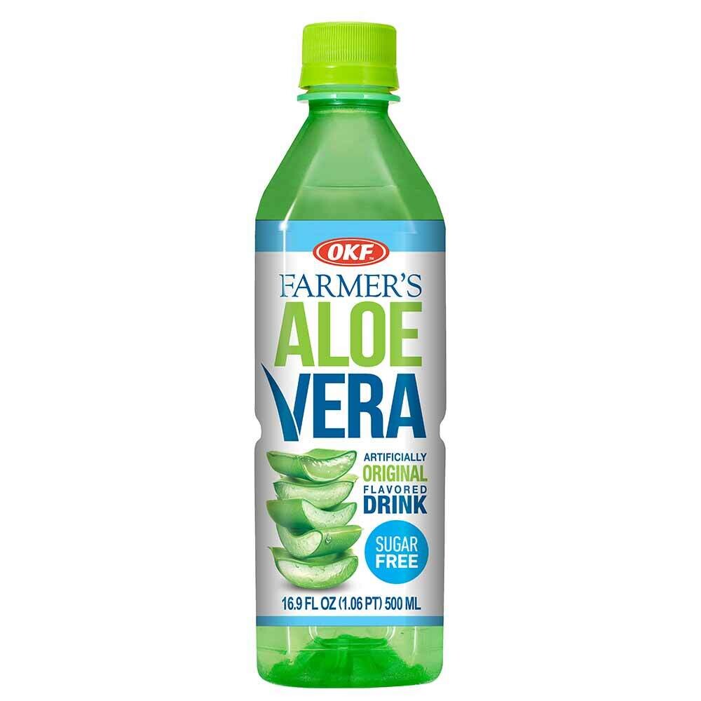 OKF Farmer's Aloe Vera Drink SUGAR FREE 16.9oz.