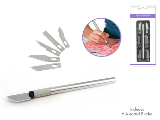 Paper Craft Essential: Utility Knife Set w/6 Blades