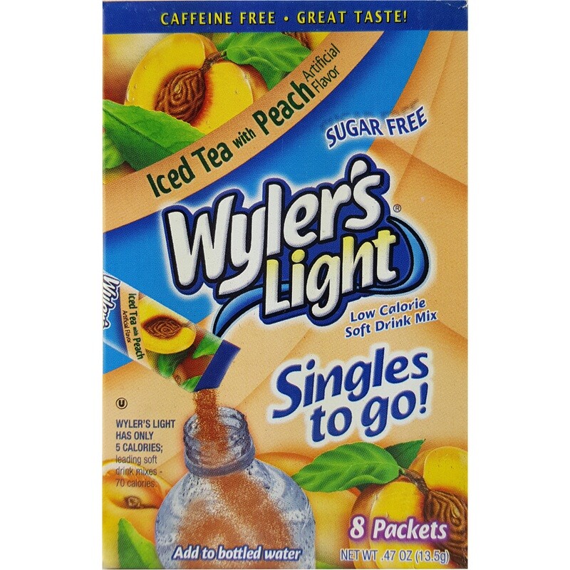 WylersLightPeachTeaSingles8ct