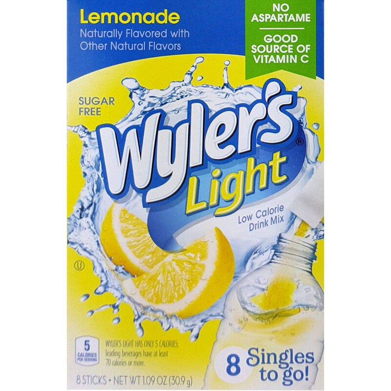 WylersDrinkMixLemonadeSingles8pk#352