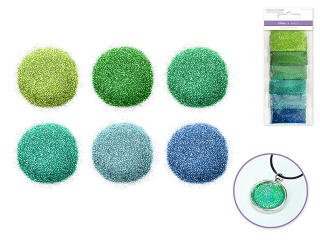 Scrapbook Emb: Superfine Glitter 12g Asst Pouches X6