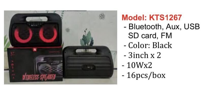 Wireless Dual Speaker Fully Loaded KS 1267