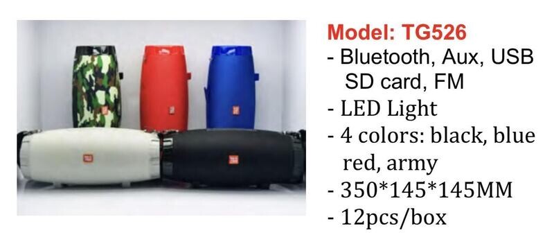 T&amp;G XL Portable Bluetooth Speaker Sound System