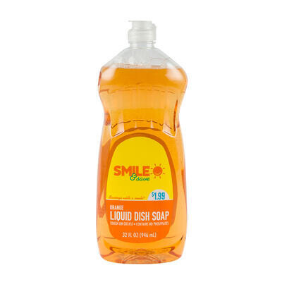 Smile &amp;save Orange Dish Soap