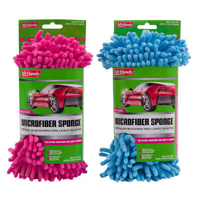 SPONGE,4&quot;AUTO CLEANING PINK