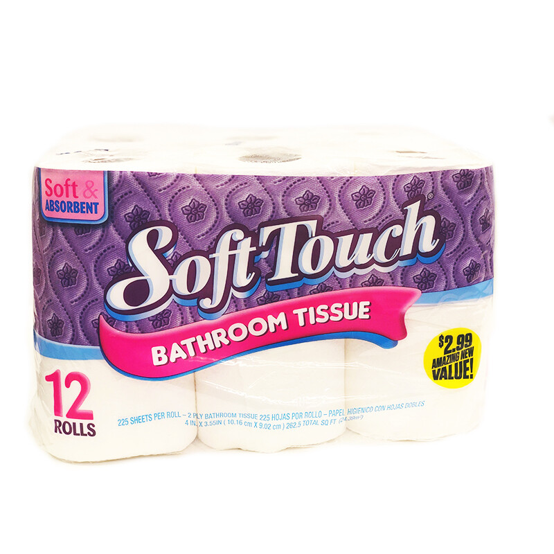 Soft Touch Bath Tissue 2ply12ct