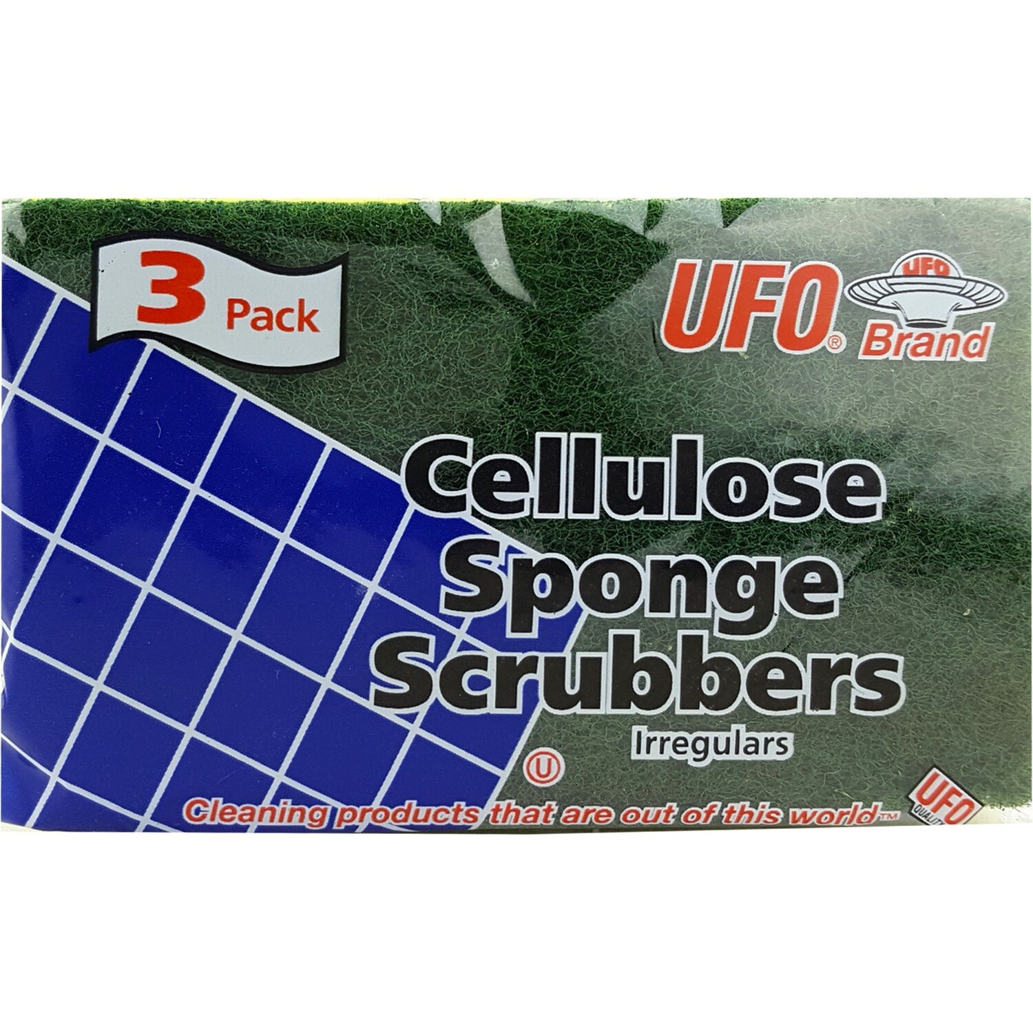 UFO-CelluloseSpngeScrubbr3pk