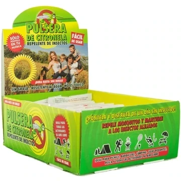 Superband Insect Repelling Bracelet in Spanish in PDQ Display