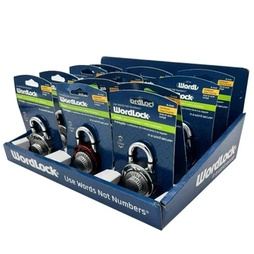 WordLock 3 Letter Combination Lock in PDQ Display
