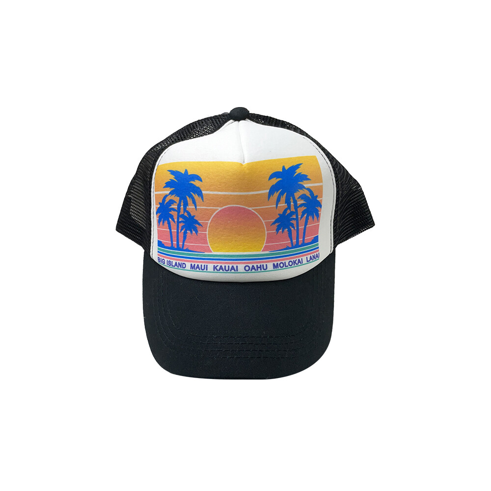 Hawaii Sinset Island Names Black Hat