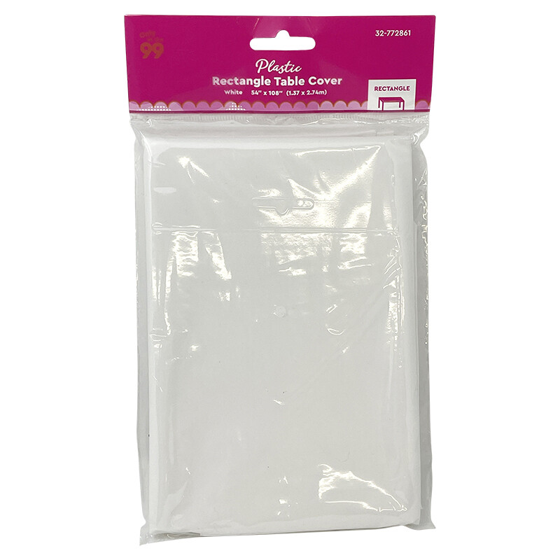 Party PG solid Table Cover White