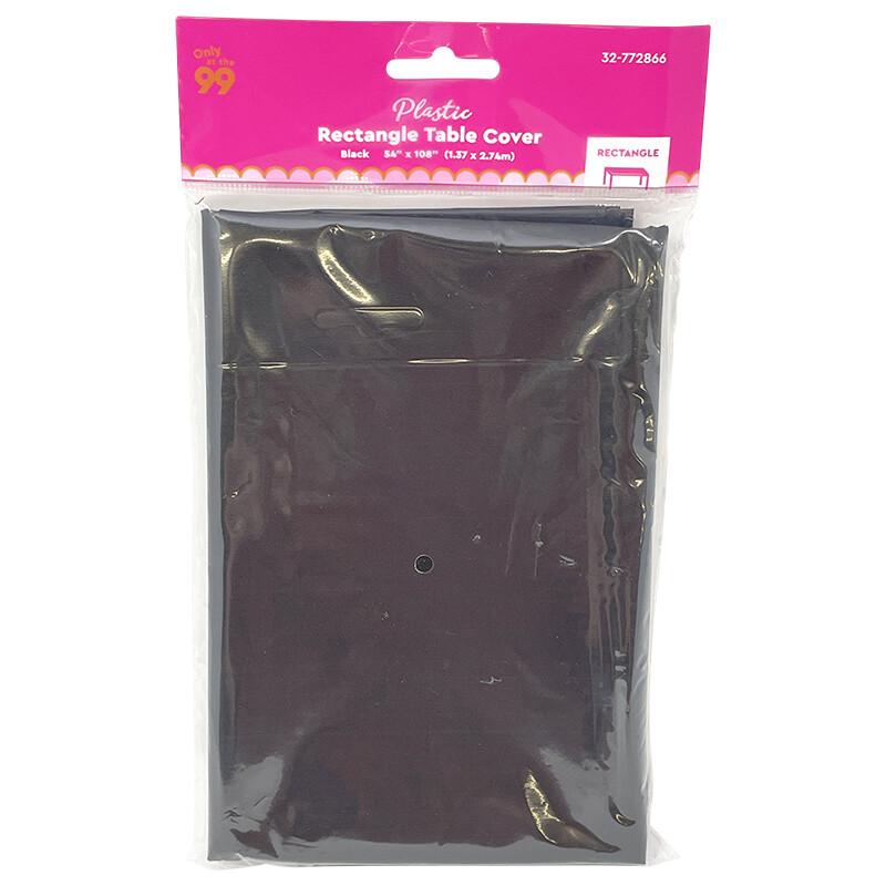 Party PG solid Table Cover Black