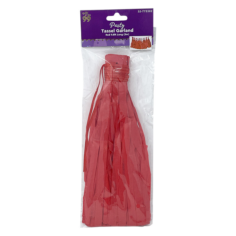 Party Decorations Tassel 10TsslRed