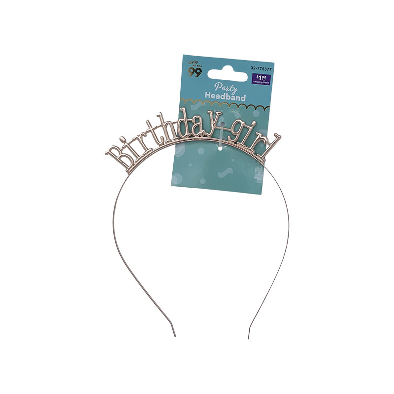 Party Wearables Birthday Head band Rhinestone Band 1ct