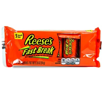 Reeses Snack Bars
Fastbreak, 5pk, 2.45oz