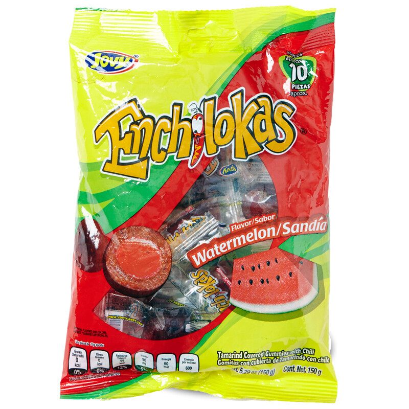 Jovy Enchilokas
Watermelon Flavor Candy 5.29oz