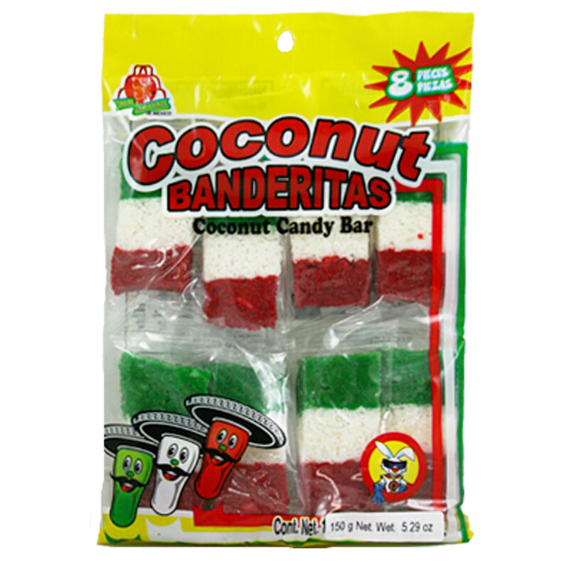 El Azteca Banderitas
Coconut Candy, 5.29oz