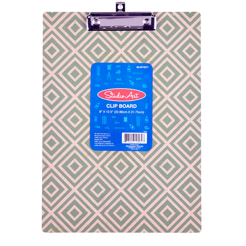 Studio Art Clipboard
9x12.5in