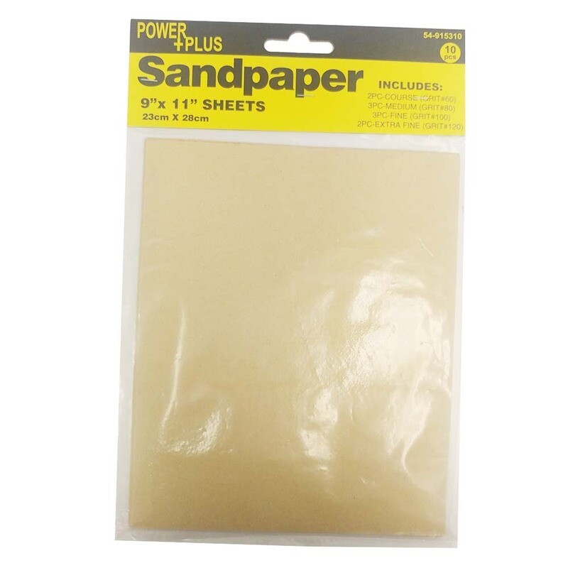 PowerPlsSandpapr9x12&quot;/10sh