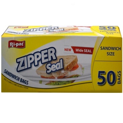 Ripac-SandwichBag50ctZIP