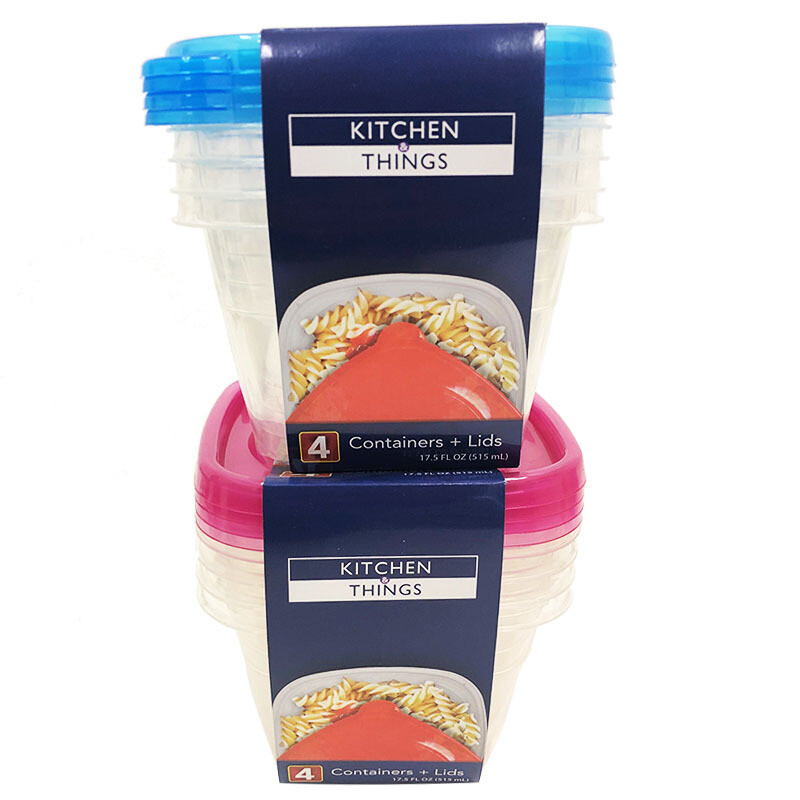 Gourmet4pk17.3ozDeepSquareW/Lids
