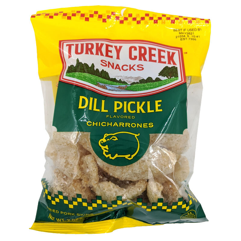 TurkeyCreekPorkSkinsDillPickle2oz