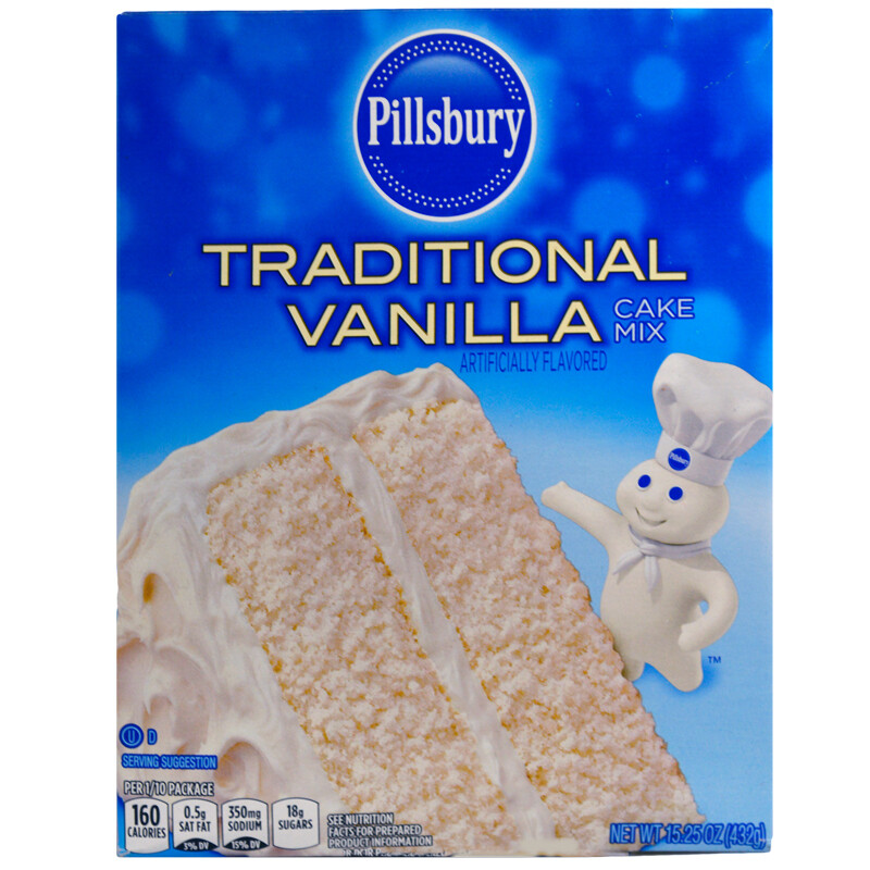 Pillsbury Cake Mix
Vanilla, 15.25oz