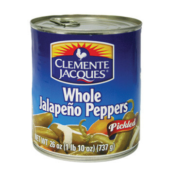 Clemente Jacques Jalapenos
Whole, 26oz