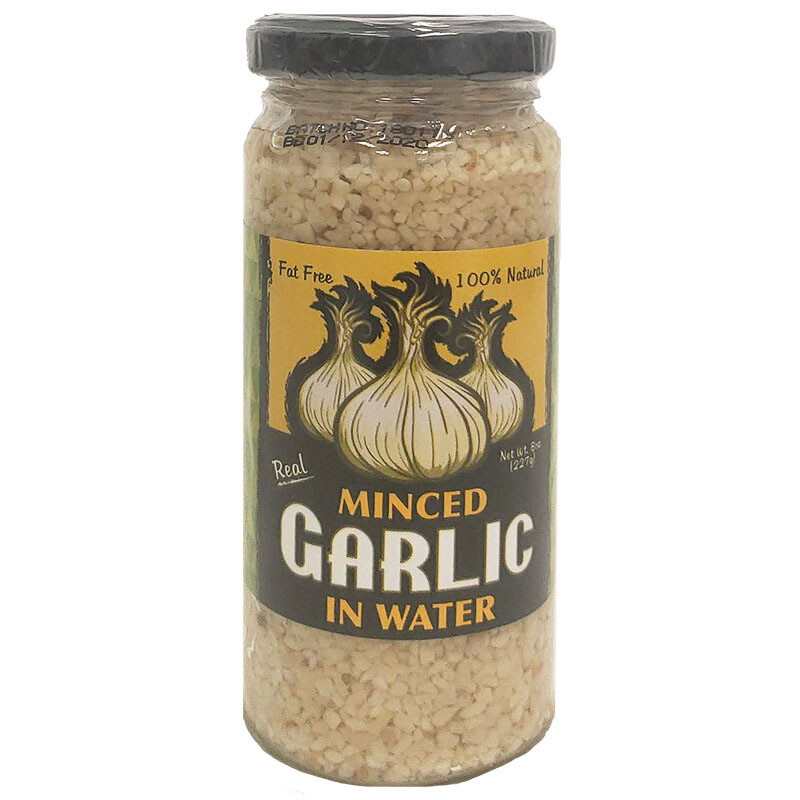 Icy Mountain Garlic
Minced, in Water, 8oz