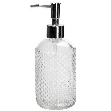 400ml Dimple "Glass" Bottle with Pump