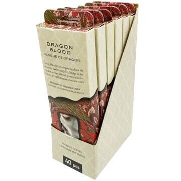 40 Count Dragon Blood Incense Cone