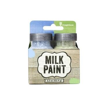 Milk Paint 2 Pack in Pastel Blue and Pastel Green