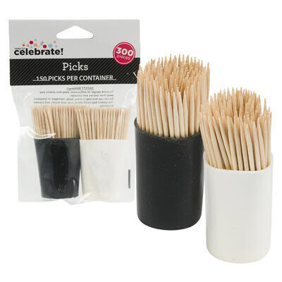 TOOTH PICKS,300 COUNTw/SILICON