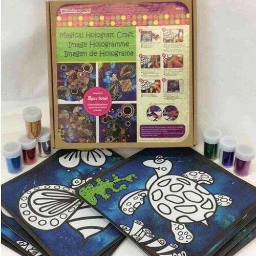 PARTY GAME DIY HOLOGRAM PICTURE, 8PCS ASST