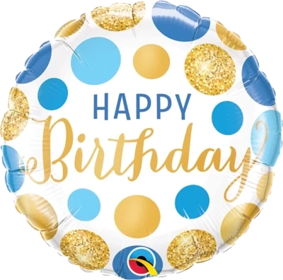 BALLOON QUALATEX 2SIDES MYLAR 18&quot;