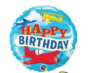 BALLOON QUALATEX 2SIDES MYLAR 18&quot;