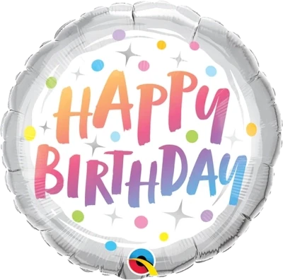 BALLOON QUALATEX 2SIDES MYLAR 18&quot;