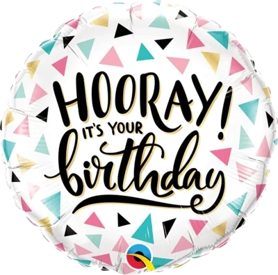 BALLOON QUALATEX 2SIDES MYLAR 18&quot;