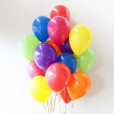 12PC BALLOON ASSORTED COLOR