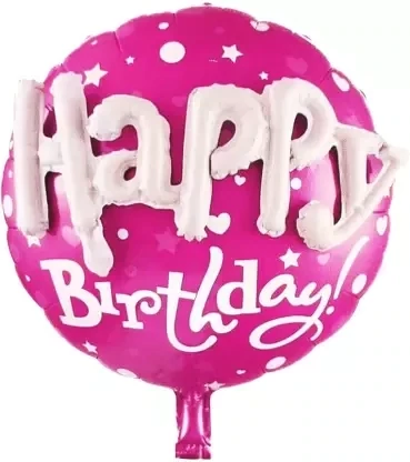 HAPPY BIRTHDAY FOIL BALLOON POP-UP