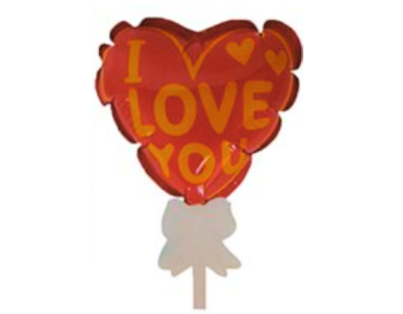 LOVE BALLOON HEART CAKE TOPPER