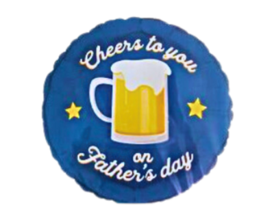 18&quot; ROUND FOIL BALLOON, CHEERS TO YOU (50)