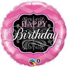 18&quot; 2SIDES PRINTED MYLAR BALLOON PACKAGED6 (50)