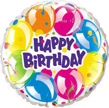 Birthday Sparkling Balloons Foil Mylar Balloon