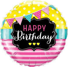 18&quot; 2SIDES PRINTED MYLAR BALLOON PACKAGED20 (50)