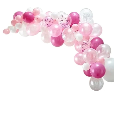 BALLOON GARLAND KIT, PASTEL PINK