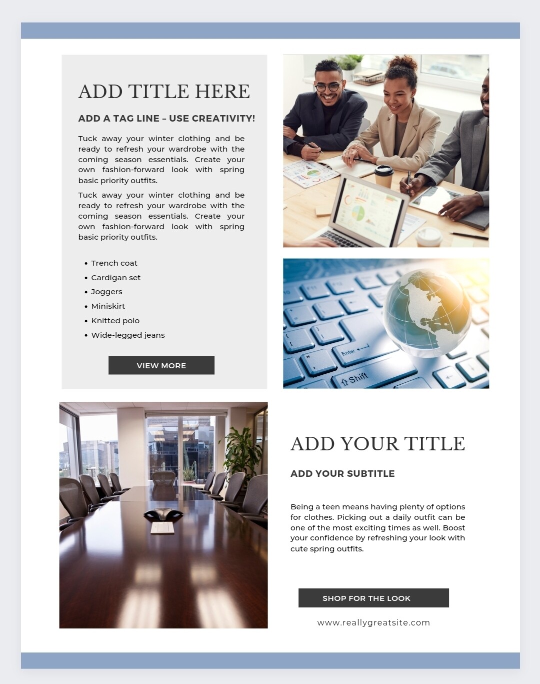 Executive BIO | Media Kit | Canva Design Template