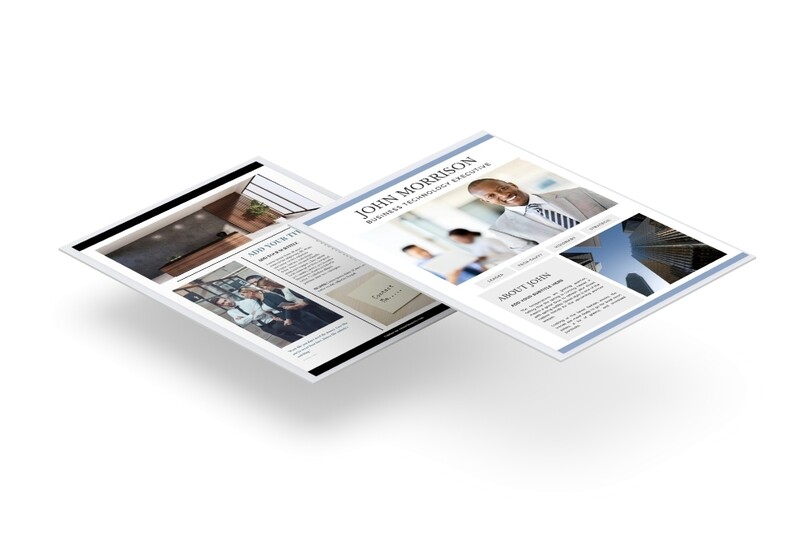 Executive BIO | Media Kit | Canva Design Template